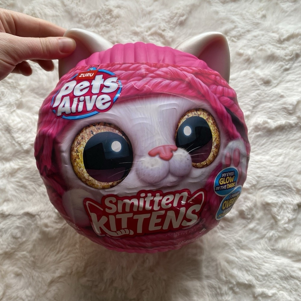 Pets Alive Smitten Kittens Surprise Mystery Plush Pet Cat Interactive Soft Toy - Picture 6 of 6
